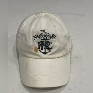 Vintage Polo Ralph Lauren White Cap with Logo
